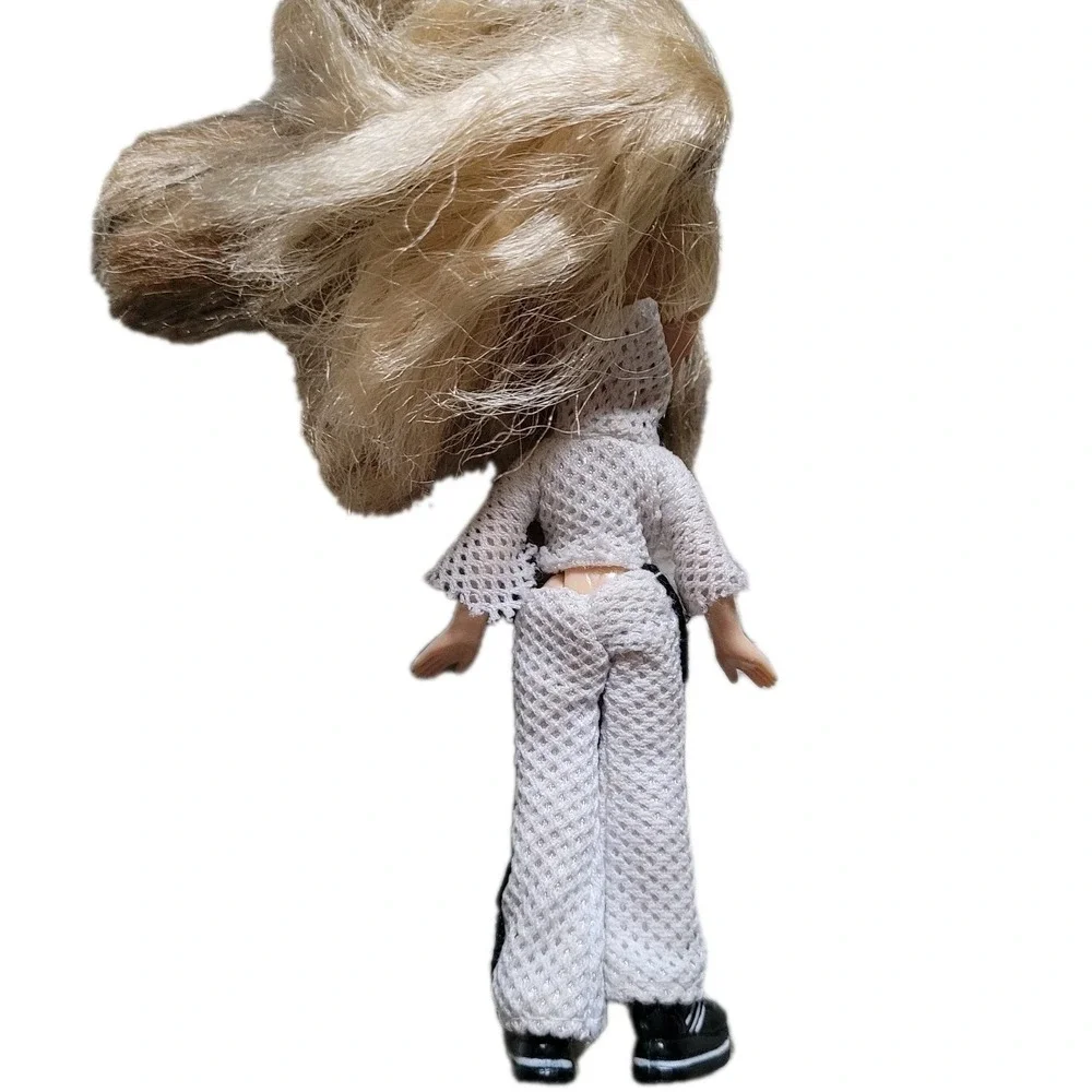 Vintage 2002 Lil' Bratz‎ Cloe Doll - Original White Mesh Tracksuit & Platform...